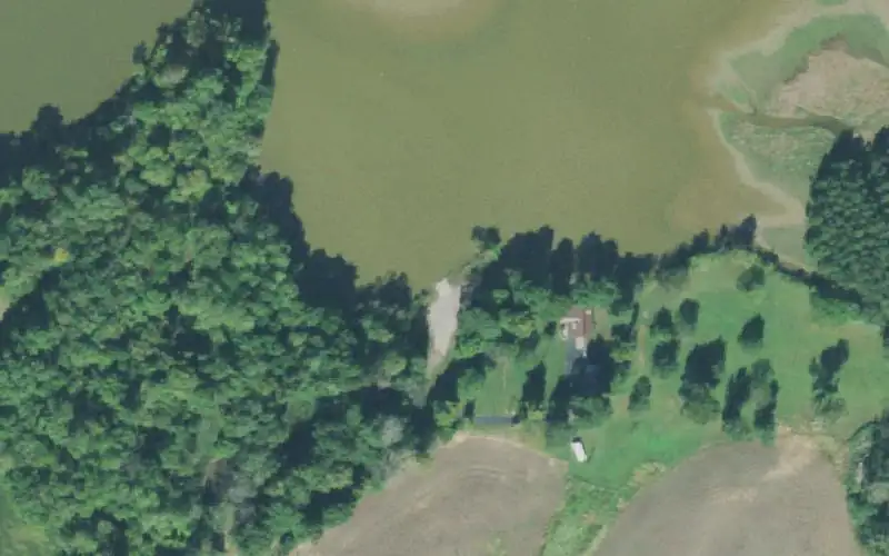 Aerial photo of the area around #10 Watershed , Obion County