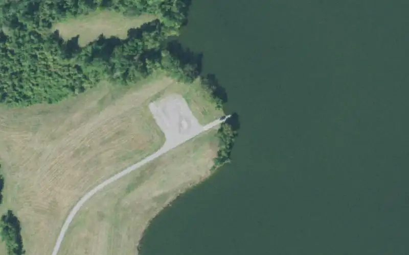 Aerial photo of the area around #4 Watershed , Obion County