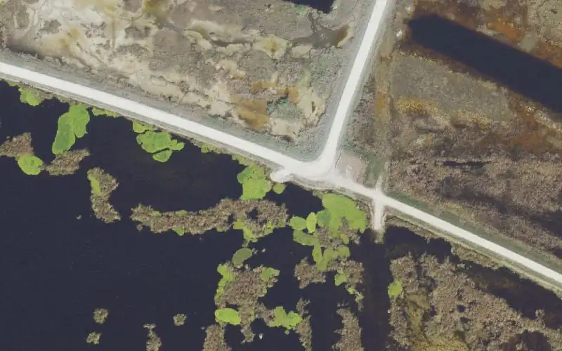 Aerial photo of the area around A-1 FEB Small Game Hunting Area Ramps #01A & #01B, Palm Beach County