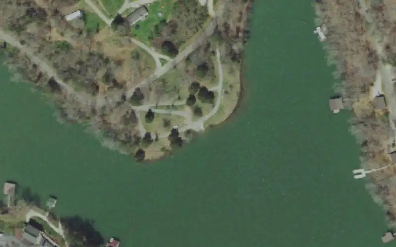 Aerial photo of the area around Alder Springs Access, Campbell County