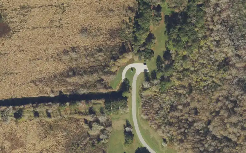 Aerial photo of the area around Alligator Lake Recreation Area Canoe Launch, Columbia County