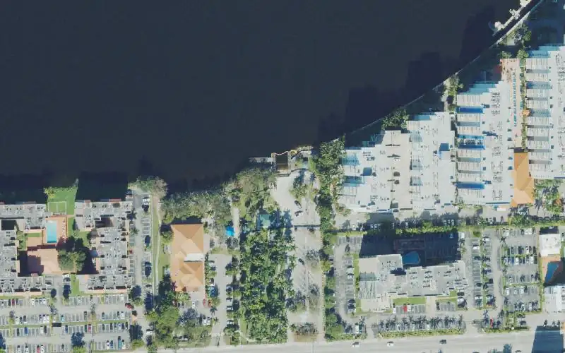 Aerial photo of the area around Antonio Maceo Park (Slow Speed Zone - No PWCs) TEMPORARILY CLOSED FOR CONSTRUCTION, Miami-Dade County