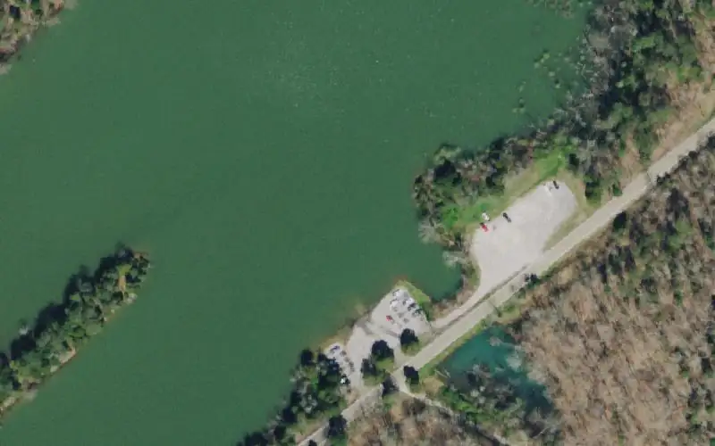 Aerial photo of the area around Big Ridge, Union County