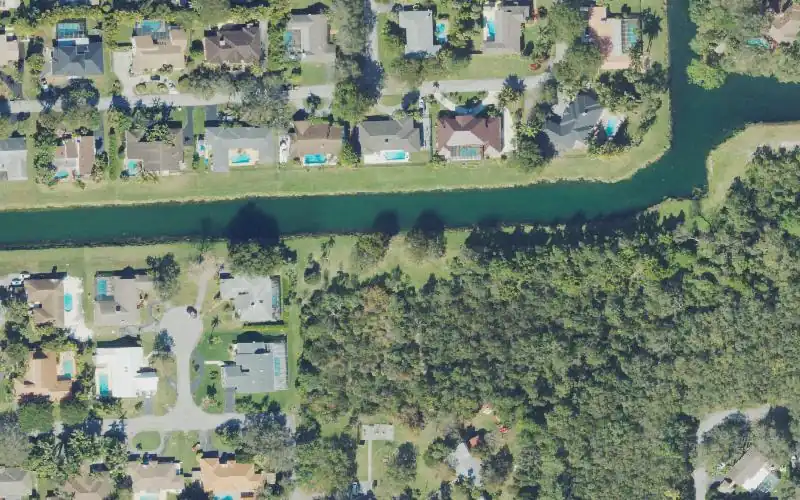 Aerial photo of the area around Bill Sadowski Park and Nature Center - Canoe and Kayak Launch Beach, Miami-Dade County
