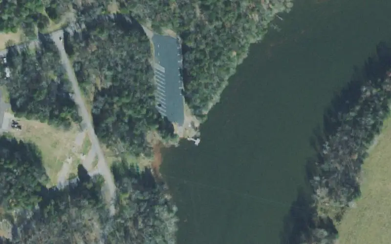 Aerial photo of the area around Bledsoe Creek State Park Ramp, Sumner County
