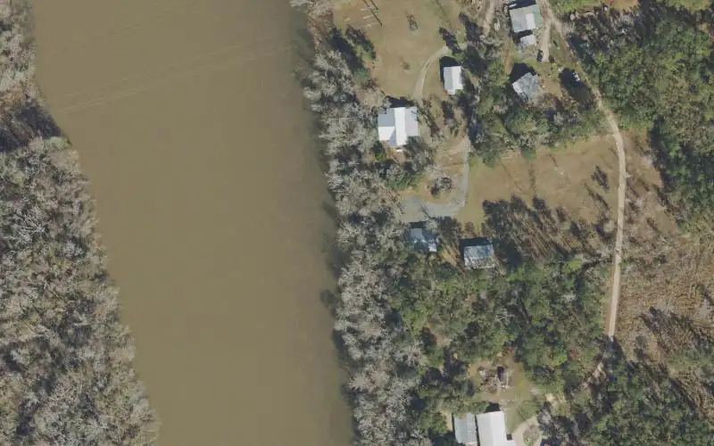 Aerial photo of the area around Brickyard Landing, Franklin County