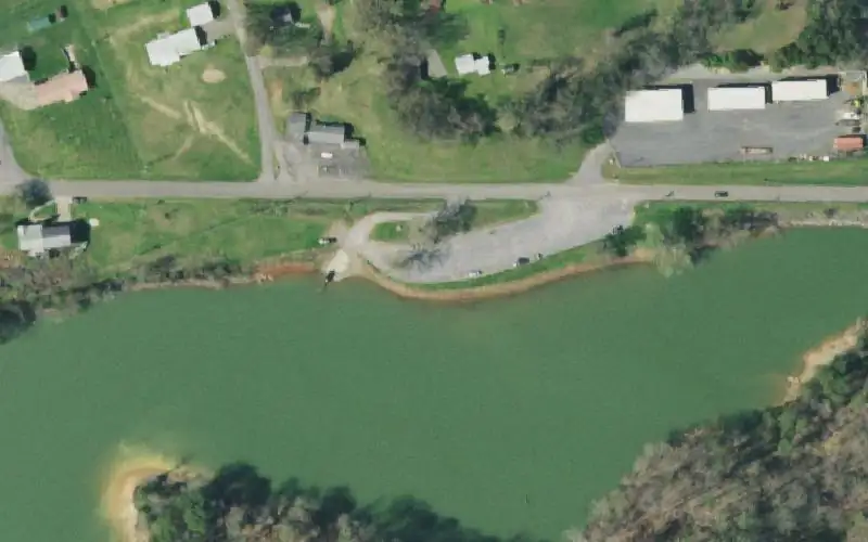 Aerial photo of the area around Caney Creek, Hawkins County