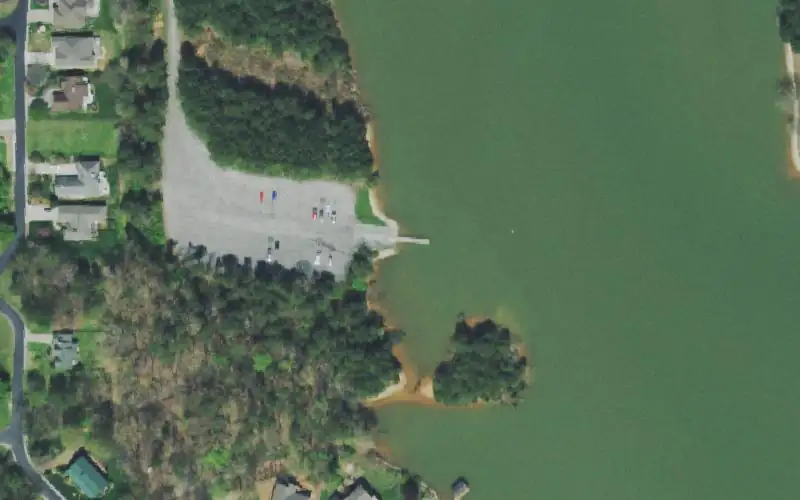 Aerial photo of the area around Clear Creek, Loudon County