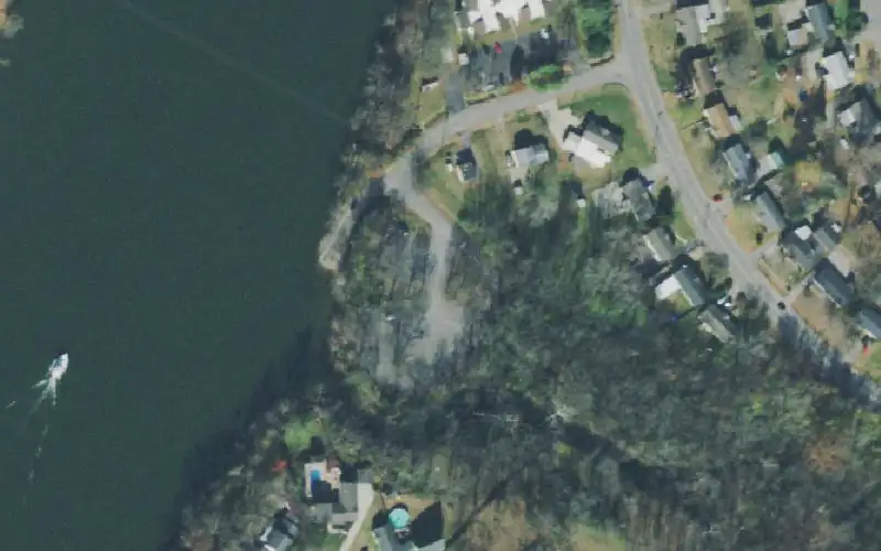 Aerial photo of the area around Cleece's Ferry Annex Road, Davidson County