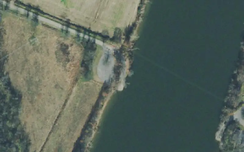 Aerial photo of the area around Cleece's Ferry Old Hickory Blvd, Davidson County