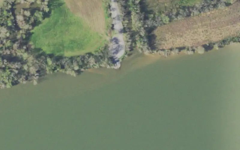 Aerial photo of the area around Cottonport WMA / Access Area, Rhea County