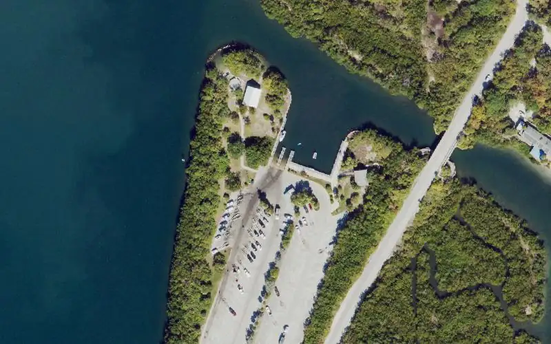 Aerial photo of the area around Dr. Von D. Mizell-Eula Johnson State Park - Boat Ramp, Broward County