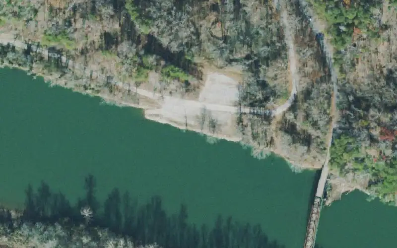 Aerial photo of the area around Duck River Mile 11.5 R (Cold Branch), Humphreys County