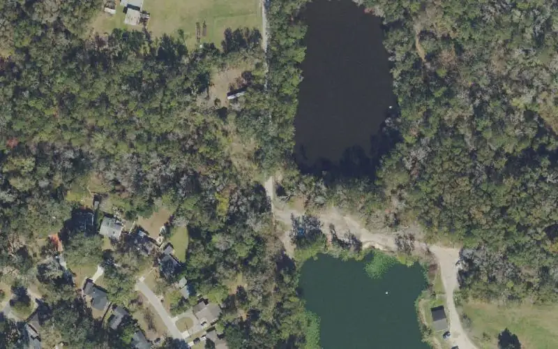 Aerial photo of the area around Earl Johnson City Park - St. Augustine Road Fish Management Area North Hand Launch Ramp (No Gas Motors), Duval County