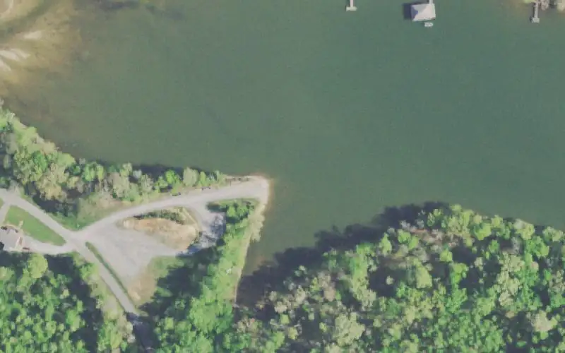 Aerial photo of the area around Garrison, Rhea County