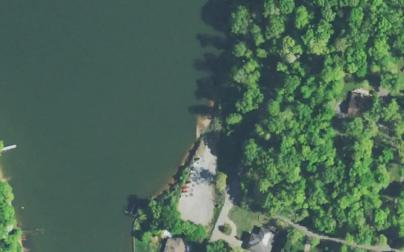 Aerial photo of the area around Harrison, Hamilton County
