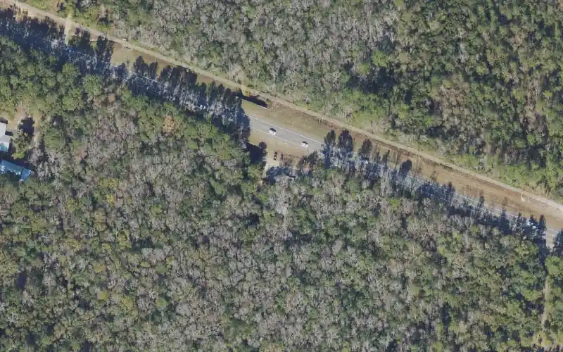 Aerial photo of the area around Henry A. Laird City Park Kayak Launch, Walton County