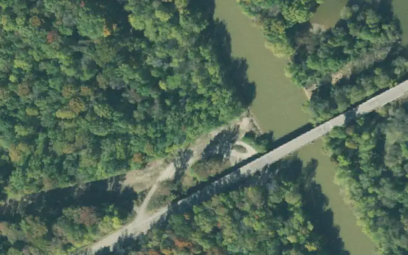Aerial photo of the area around Highway 54, Tipton County
