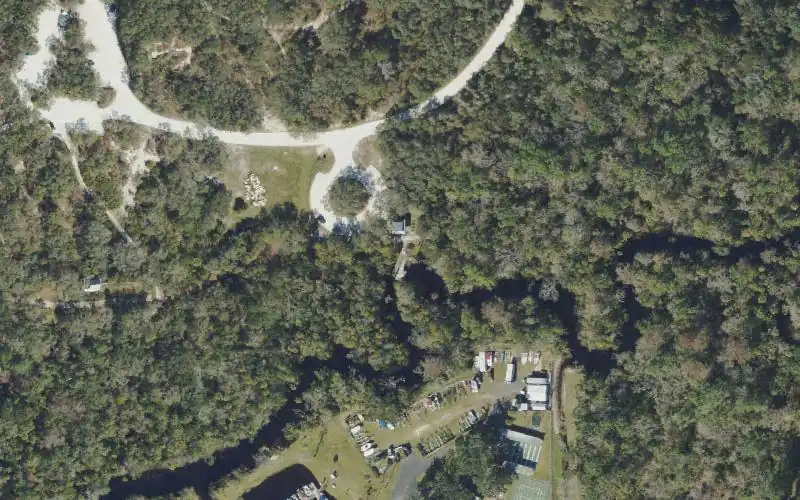 Aerial photo of the area around James E. Gray Preserve - Kayak Launch Dock, Pasco County