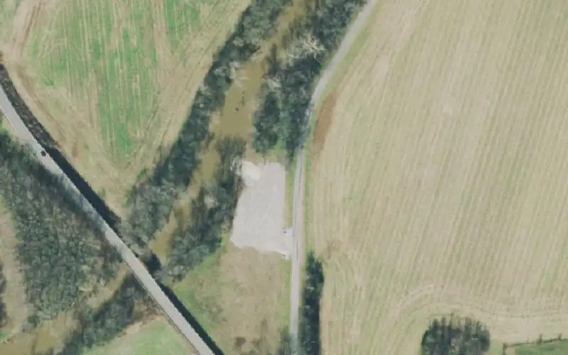 Aerial photo of the area around James R Puryear Jr Access Area at Richland Creek, Giles County