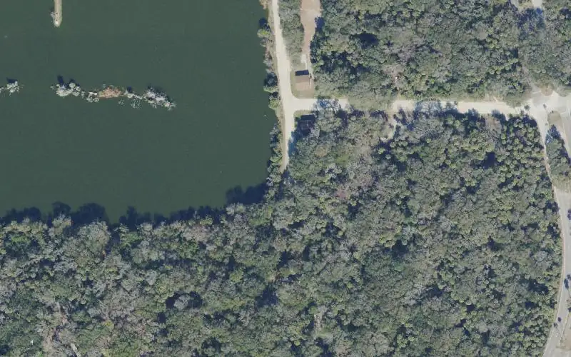 Aerial photo of the area around Kathryn Abbey Hanna Park Fish Management Area- Primitive Boat Ramp, Duval County