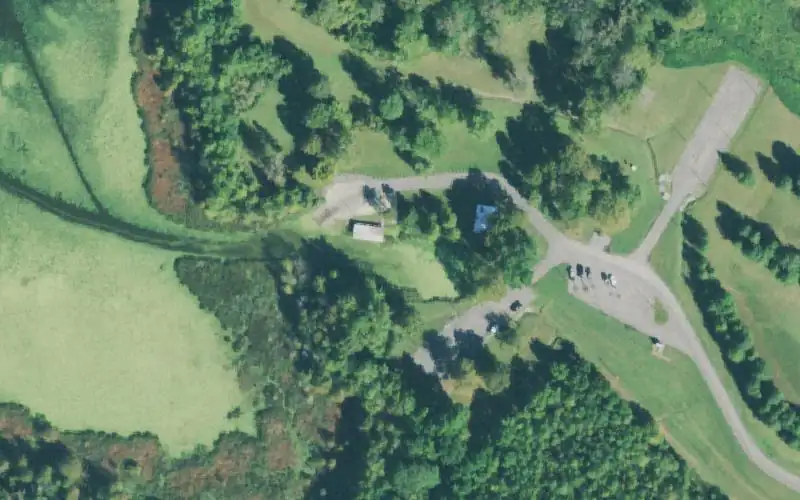 Aerial photo of the area around Kirby Pocket, Obion County