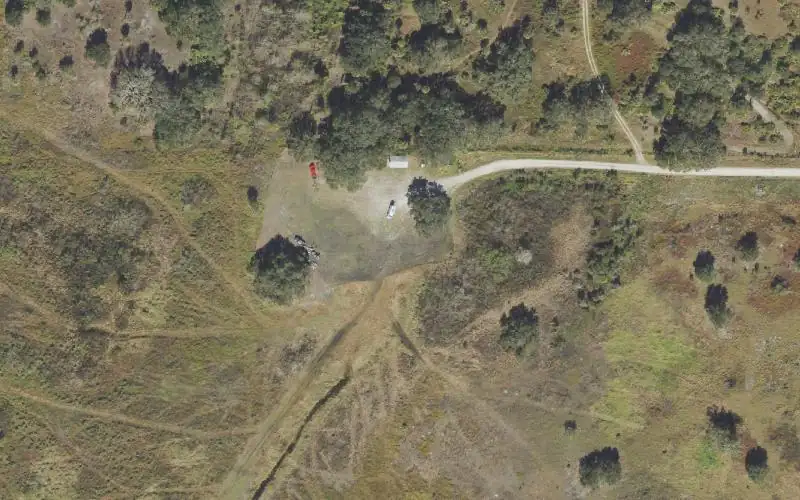 Aerial photo of the area around Kissimmee River Public Use Area - Starvation Slough Airboat Launch, Okeechobee County