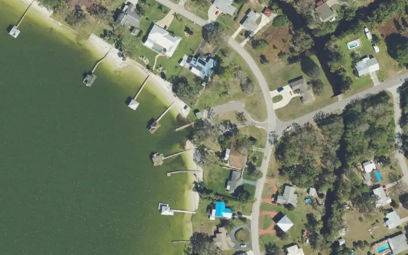 Aerial photo of the area around Lake Clay Public Boat Ramp (East Side), Highlands County