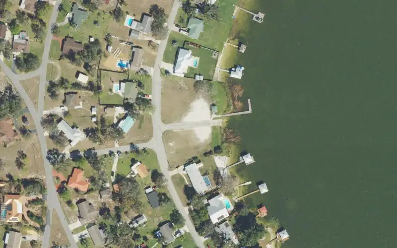 Aerial photo of the area around Lake Clay Public Boat Ramp (West Side), Highlands County
