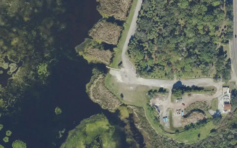 Aerial photo of the area around Lake Maggiore Park Boat Ramp, Pinellas County