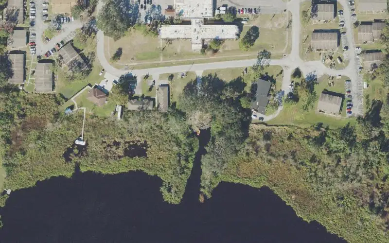 Aerial photo of the area around Lake Mariam Public Boat Ramp, Polk County