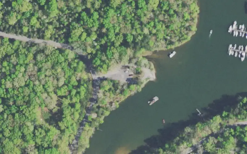 Aerial photo of the area around Lee Pike, Hamilton County