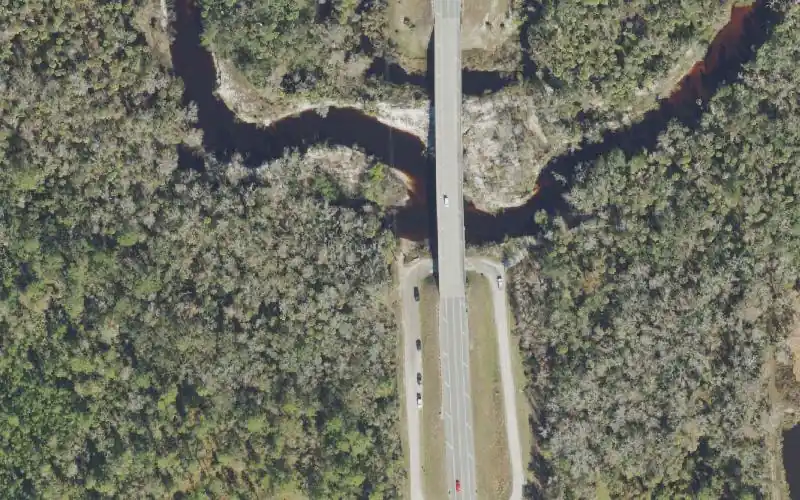 Aerial photo of the area around Little Big Econ - Snow Hill Road Canoe Access, Seminole County