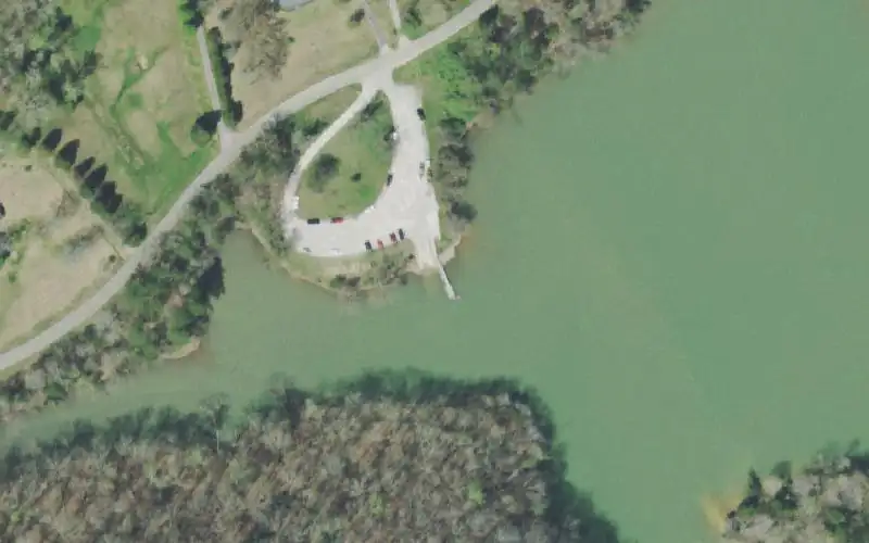 Aerial photo of the area around Little Emory, Roane County