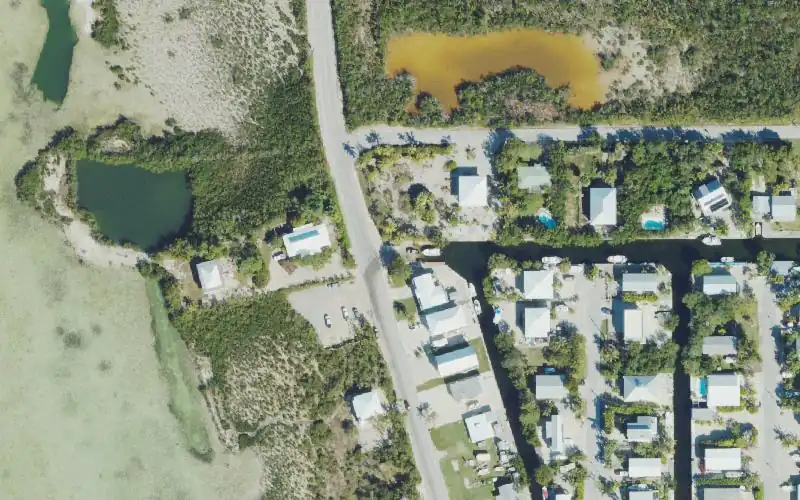 Aerial photo of the area around Little Torch Key Public Boat Ramp, Monroe County