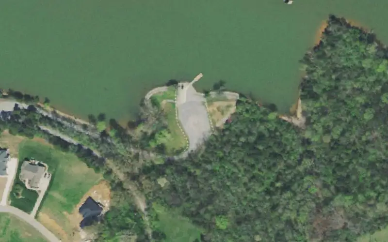 Aerial photo of the area around Lowe's Ferry, Blount County