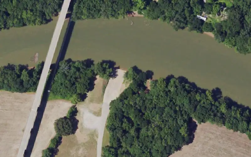 Aerial photo of the area around Morgantown Ramp, Butler County