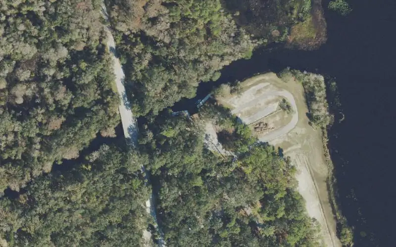 Aerial photo of the area around Moss Park - Lake Mary Jane Boat Ramp, Orange County