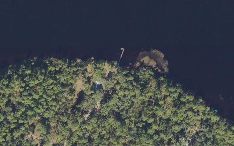 Aerial photo of the area around Ocala National Forest - Lake Door Rental Cabin (Registered Campers Only), Lake County