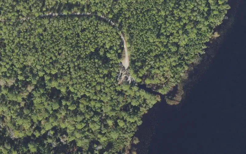 Aerial photo of the area around Ocala National Forest - Lake Dorr Recreation Area - Public Boat Ramp, Lake County