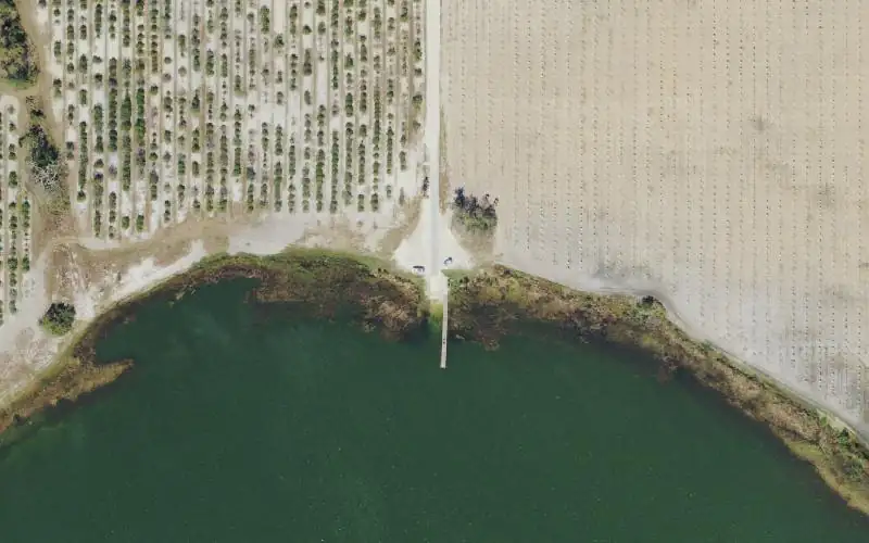 Aerial photo of the area around Pioneer Lake Public Boat Ramp Ramp (Avon Park), Highlands County