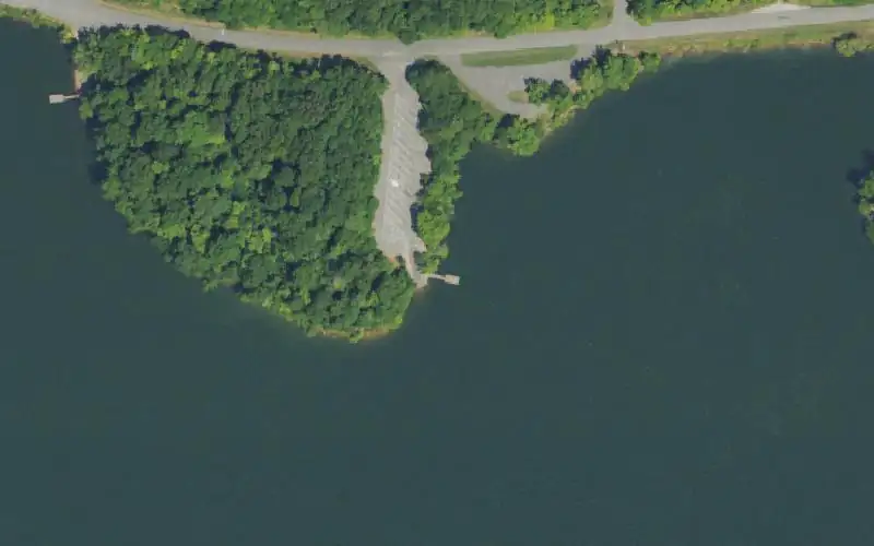 Aerial photo of the area around Poplar Creek, Lyon County