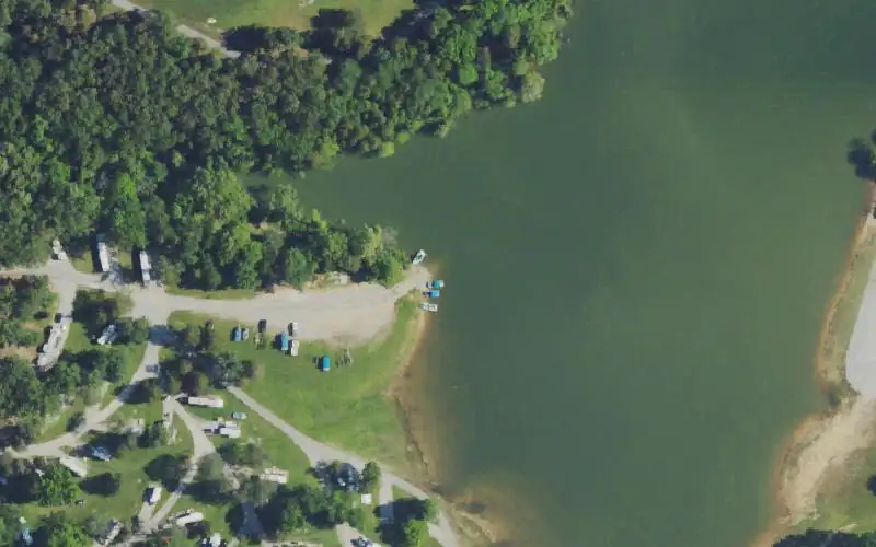 Aerial photo of the area around Pulaski Co. Park Ramp #2, Pulaski County