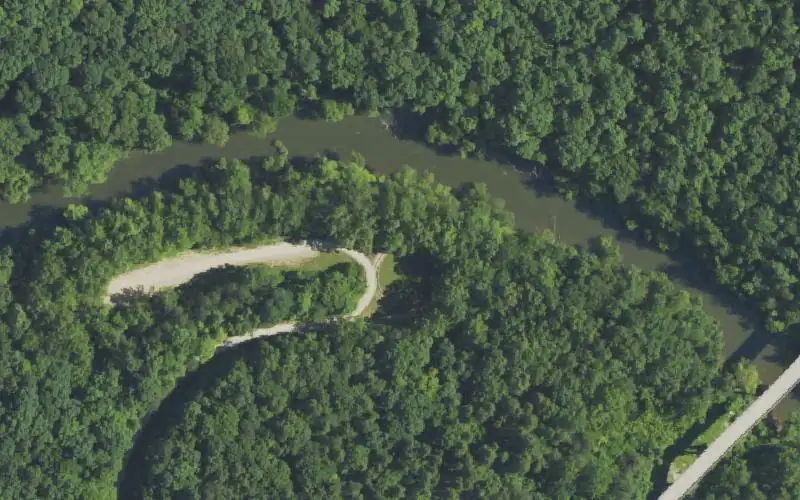 Aerial photo of the area around Ramp 26, Morgan County