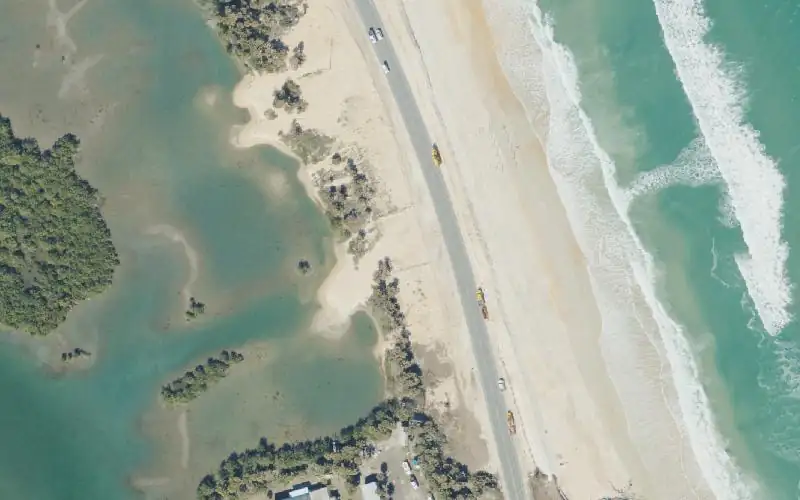 Aerial photo of the area around River to Sea Preserve - North Paddlecraft Access, St. Johns County