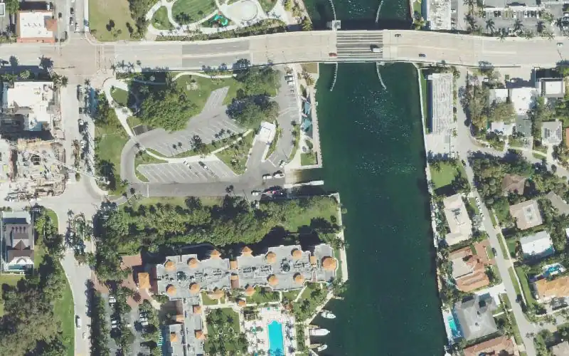 Aerial photo of the area around Silver Palm Park Boat Ramp (PERMIT REQUIRED), Palm Beach County