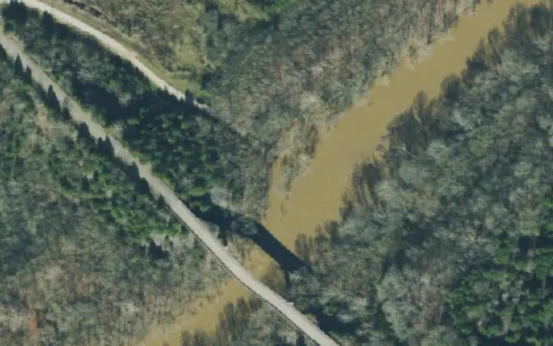 Aerial photo of the area around Sowell Mill Pk, Maury County