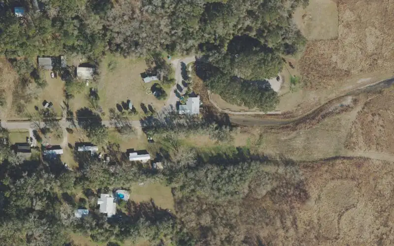 Aerial photo of the area around Sunset Landing Park - Boat Ramp, Leon County