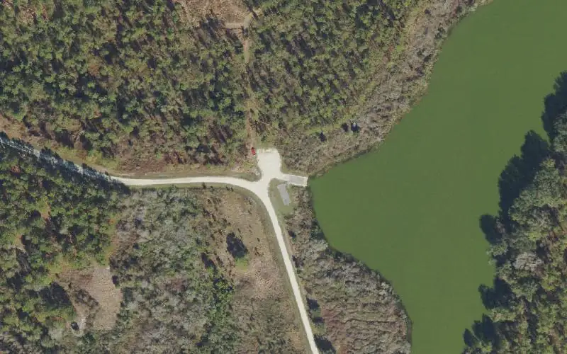 Aerial photo of the area around Tenoroc FMA - Horseshoe Lake, Polk County