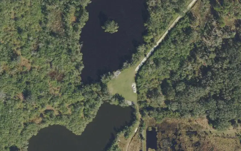Aerial photo of the area around Tenoroc FMA - Lake F - Hand Launch Site, Polk County